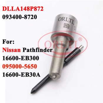 ORLTL 093400-8720 един пулверизатор DLLA148P872 Инжектори Резервни Части DLLA 148P872 един пулверизатор DLLA148 P872 за 095000-5650 16600-EB300
