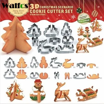 Walfos 3D Коледен Комплект Фрези За 