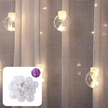 Приказна Светлина Пластмасова Led Лампа Безопасна Точността На Творчески Сватбен Кръгла Топка Страхотна Светлина