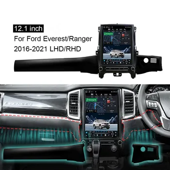 Android 11 Авто Радио Мултимедиен Плеър За Ford Ranger Everest 2016-2021 Сензорен Екран, GPS Навигация Авто Стерео Главното Устройство