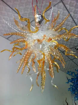 Украса полилеи от Листово стъкло Мурано Уникална Форма на Съвременно