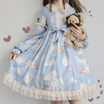 Kawaii Японското Винтажное рокля в стил Лолита 
