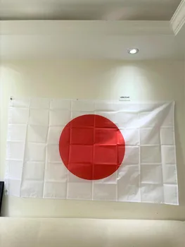Флаг на Япония 90x150 см 3x5 фута национален банер Декорация на дома, Без Флагштока Високо Качество на Японски флаг държава Закрит и Открит