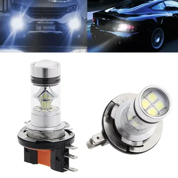 H15 100 W 2323 SMD LED Авто Противотуманный Фенер За Шофиране DRL Лампа за Спирачната Стоп-Лампа за Фар