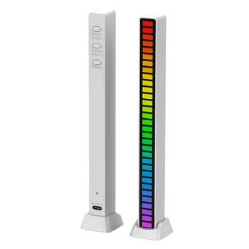 RGB Звукоактивируемый Околния Ритъм С Лампа Приложение за Управление на Цветен Led Музикален Ритъм лека нощ в Бара на Автомобила Домашен интериор