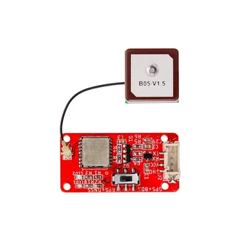 Модули Crowtail GPS + БД с микроконтролер за сателитно позициониране GP02 с 32-битов RISC процесор, поддържа БДС / GPS / GLONASS