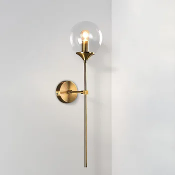 модерен кристал, с монтиран на стената лампа, кристал lampes suspendues hanglampen iron лампа за спалня нощни преминаването на коридор домашен деко, с монтиран на стената лампа