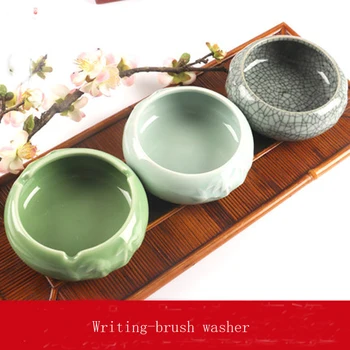 Керамични тази четка за миене на съдове за практикуване на китайската калиграфия