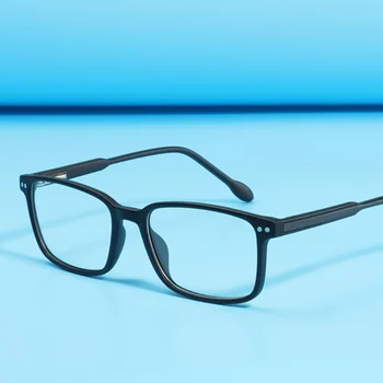BLUEMOKY Мъжки Анти-Сини Светлинни Блокер Очила Дамски Компютърни Игри Защитни Оптични Очила Квадратни Очила За Късогледство