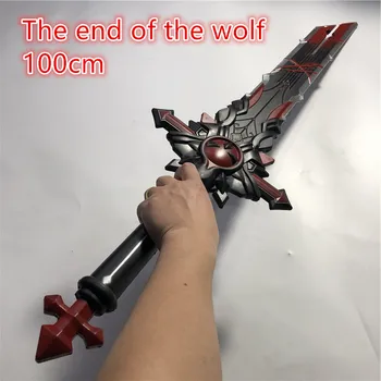 Проект Genshin Strike меч Края на вълк, Нож, меч, 1:1 cosplay Подпори оръжие Подпори Нож 100 см