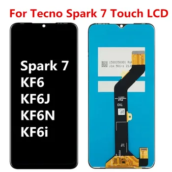 За Tecno Spark 7 Дисплей KF6J KF6N LCD Дисплей, Сензорен Екран на Таблета, За Tecno Spark 7 LCD Дисплей Pantalla Събрание Телефон резервни Части