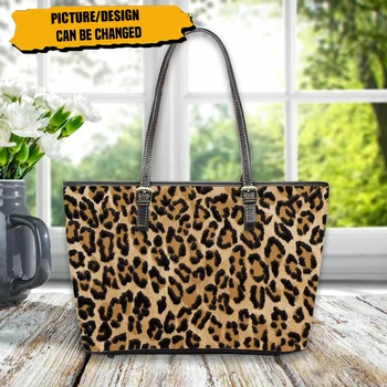 FORUDESIGNS Classic Leopard-Print Ladies Handbag Luxury Designer Bags Пу Leather Women Пазарска чанта Handbag дамски модни 2023