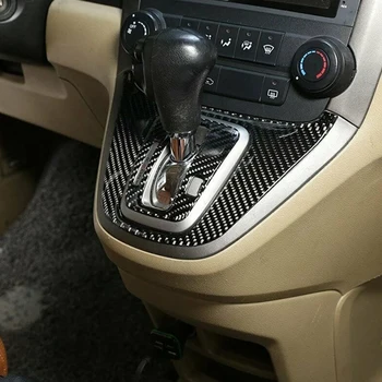 Автомобилни Аксесоари, Интериор карбон CD Климатик контролния Панел Чакат Черни Етикети За Honda CRV