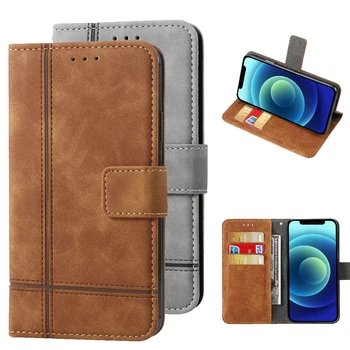 За Samsung Galaxy А01 M01 A2 A3 J2 J4 Основната S5 Note 3 4 Нео Alpha mini S6 S7 edge edge + PU С отделение за карти Калъф за вашия телефон