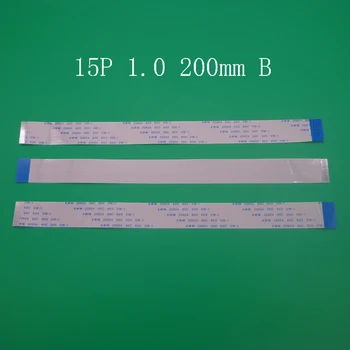 2 бр./лот FFC Гъвкави печатни платки гъвкав плосък кабел 1.0 mm стъпка 15pin 15PIN Обратно Дължина 200 мм и широчина 16 мм Лента Гъвкав кабел TypeB