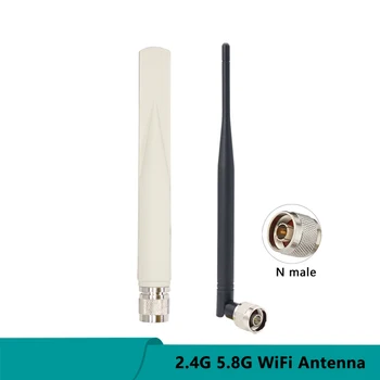 N Открит Мъжки Водоустойчив Glus Stick Рибя Опашка Omni Антена 2,4 G 5,8 G двухдиапазонная Антена Wifi Рутер